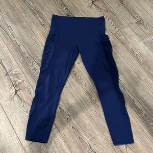 Dark blue work out leggings